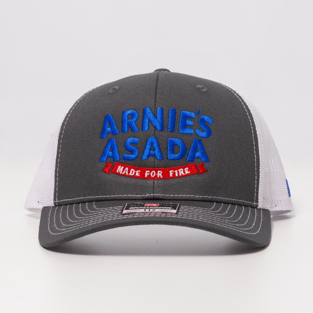 Arnie's Asada Grey/Blue Cap